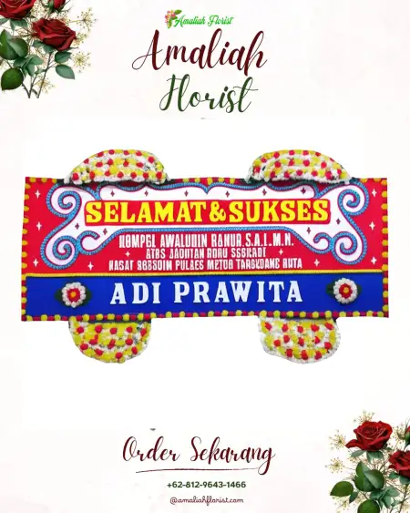 Papan Bunga Ucapan Selamat Penggaron Kidul